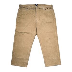 Lands End Traditional Fit Tapered Corduroy Pants Mens 44 Hemmed Measures 44x25.5
